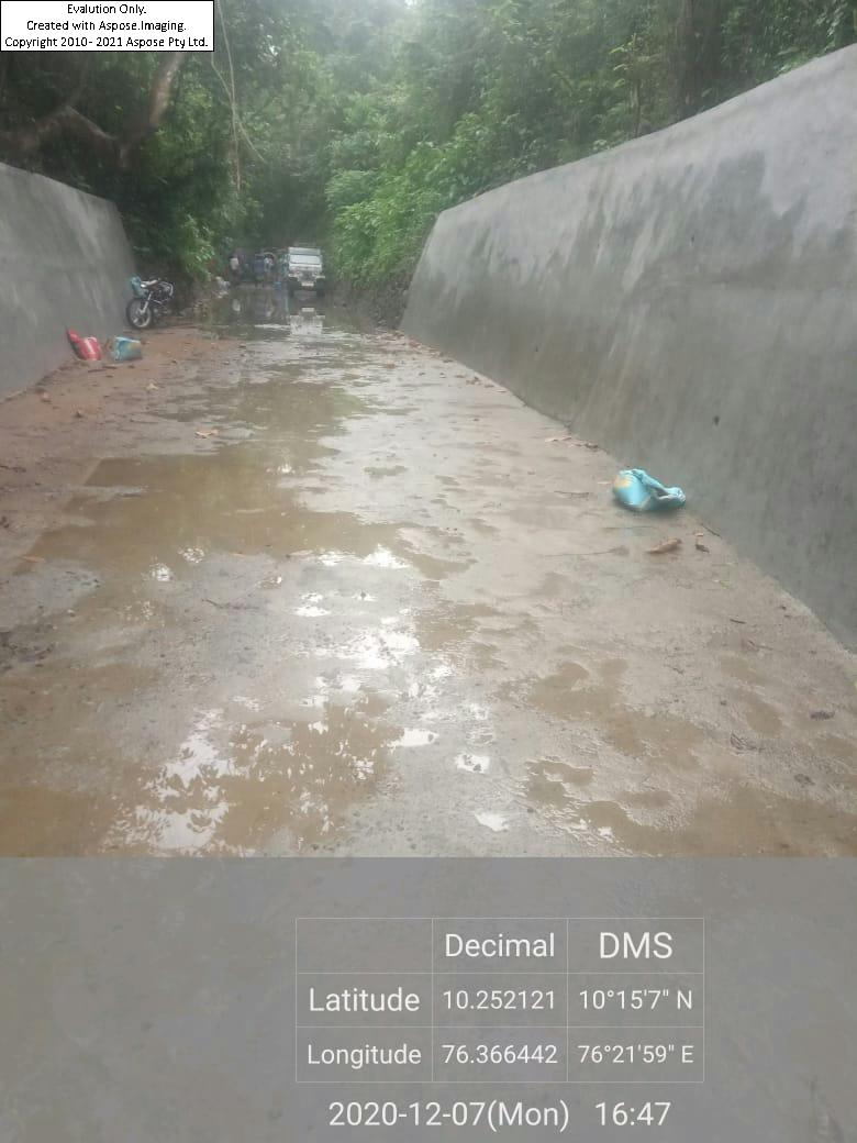 SDRF-CRDS- Flood Damage Works-Restoration&Protection works to LBMC breached portion between ch 5/050 to5/200 km