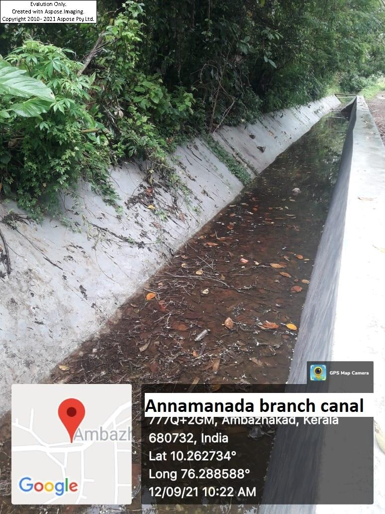 IIP - CRDS-Rectification works to Annamanada branch canal between Ch.0/00 km to 0/300 including repair  works to shutter