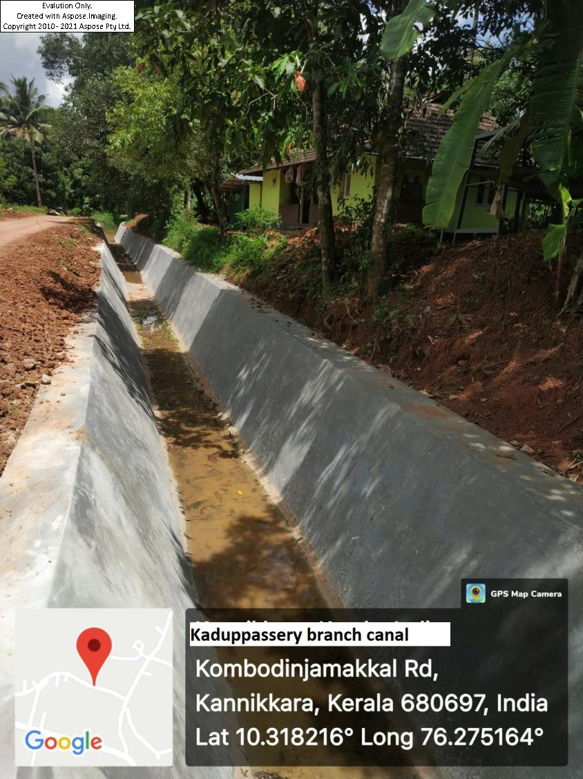IIP - CRDS- Urgent rectification works to Kaduppassery branch canal between ch.0/900km & 1/000km